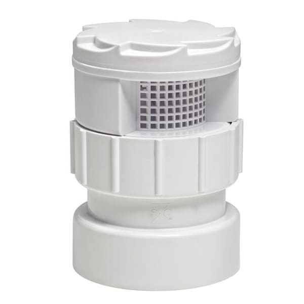 Sioux Chief Sioux Chief 4003149 1.5 in. Hub x 2 in. Dia. Hub TurboVent 250 Series Schedule 40 PVC Air Admittance Valve 4003149 - main